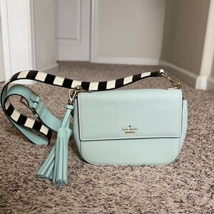 Kate Spade Light Green Crossbody Bag with 2 Straps